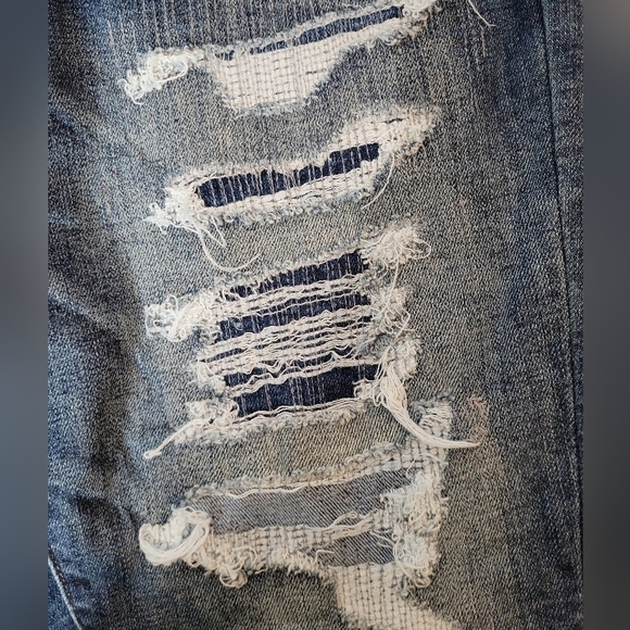 American Eagle Ne(x)t Level Airflex Skinny Destroyed Jeans - Size 30 - Picture 10 of 12